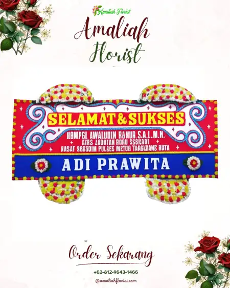 Papan Bunga Ucapan Selamat Fak Fak
